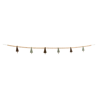 Felt Tree Garland 5.5'