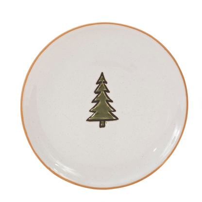 Pine Plate 7"D