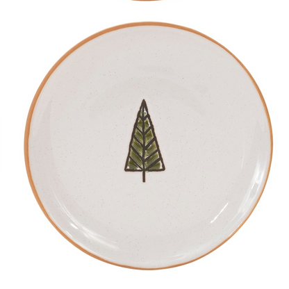 Pine Plate 7"D