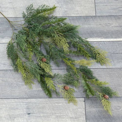 35" CEDAR & HEMLOCK HANGING VINE