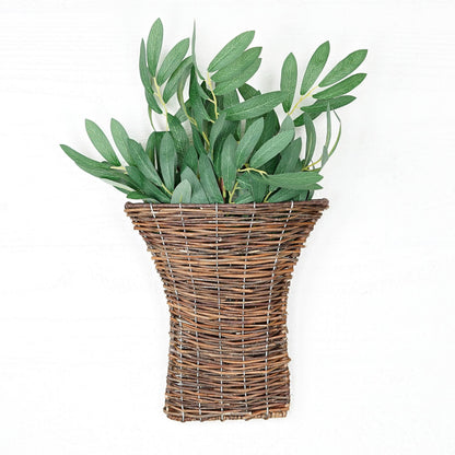 Curvy Willow Wall Basket