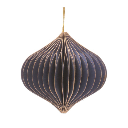 Navy Paper Ornament