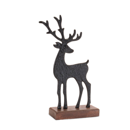 Metal Deer on Base