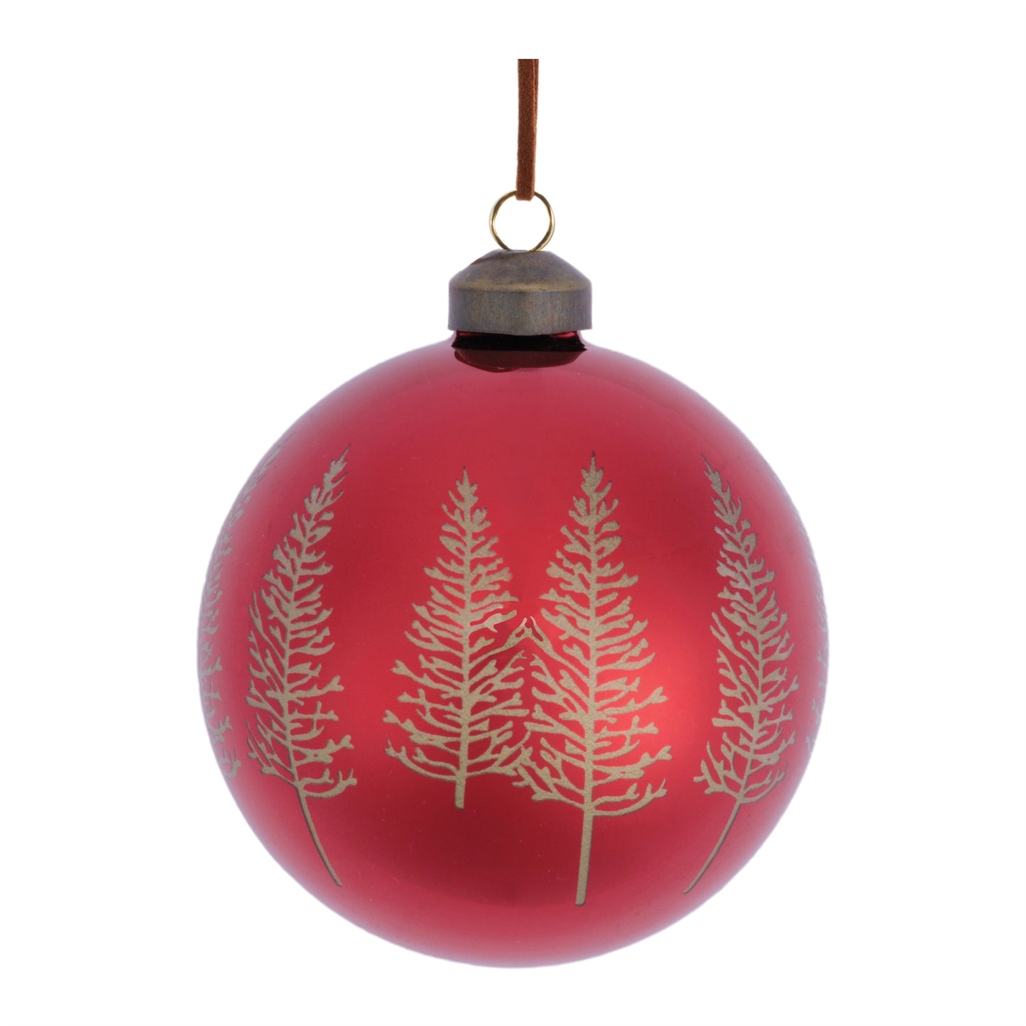 Red Tree Ball Ornament