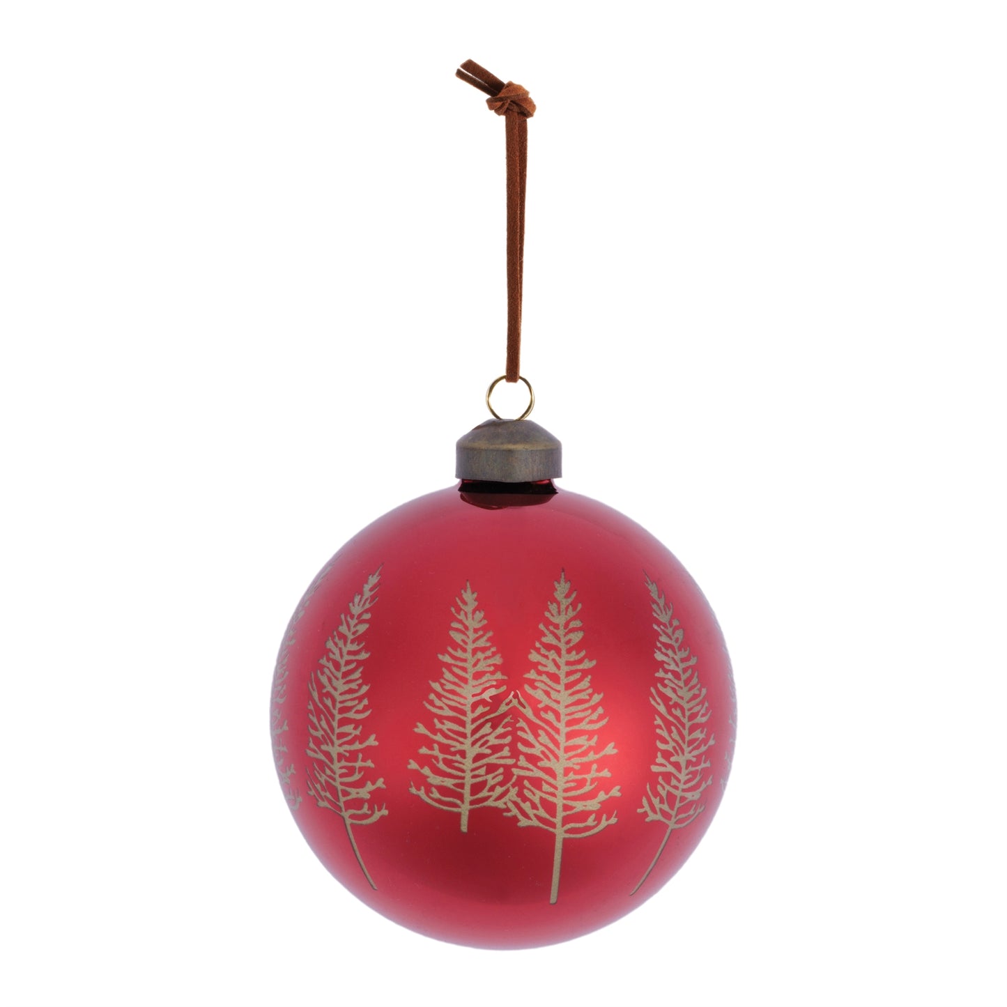 Red Tree Ball Ornament