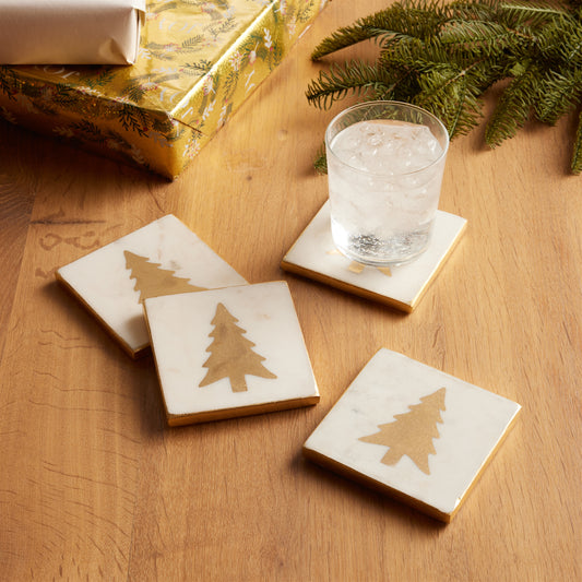 Marble Tree Coasters