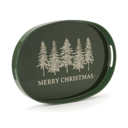 Christmas Evergreen Tray