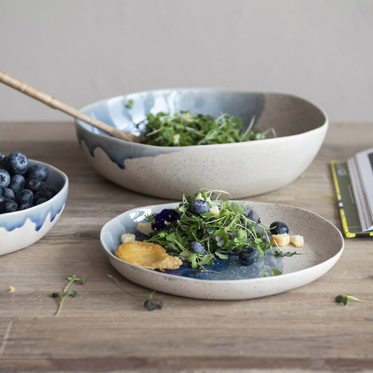 Wave Stoneware Plate