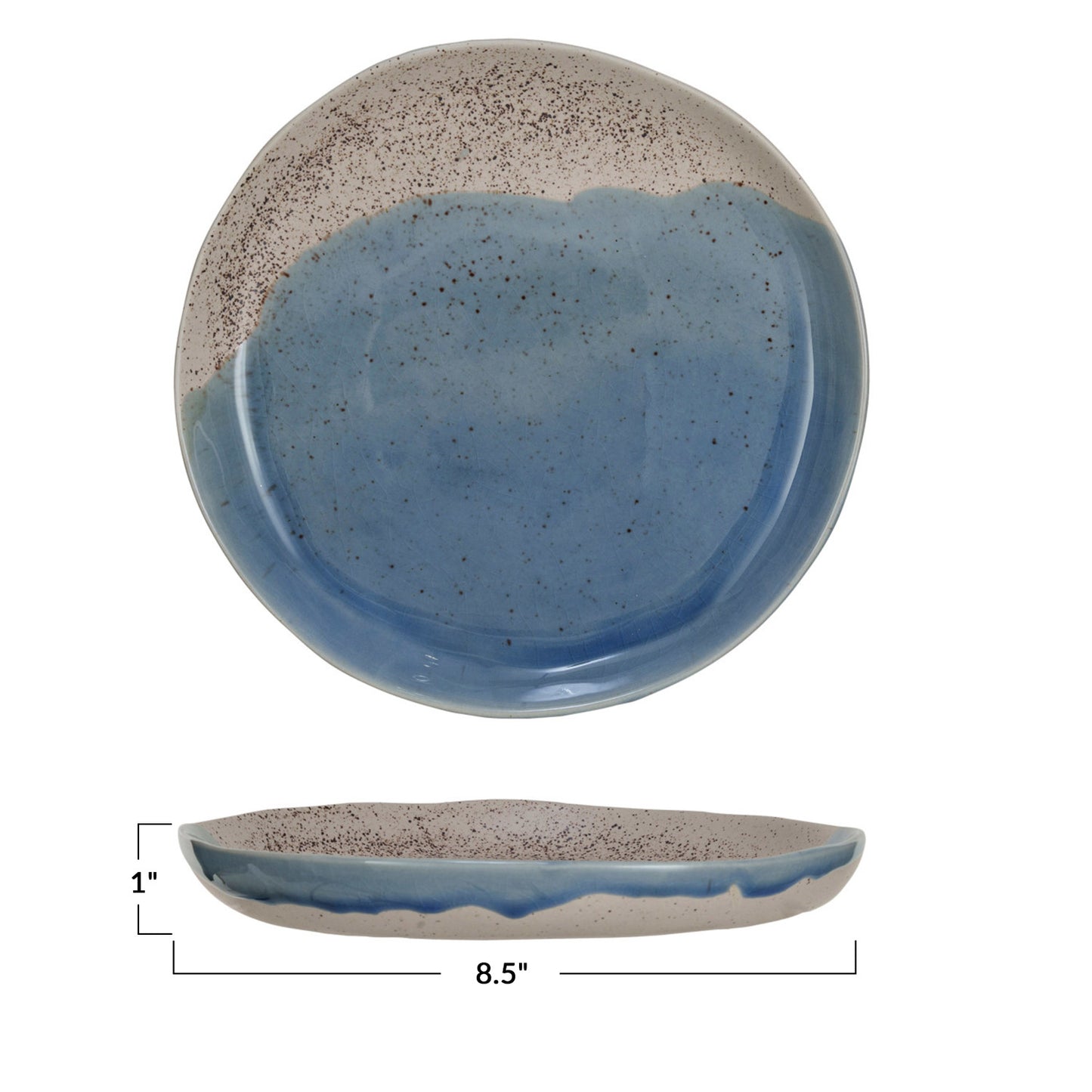 Wave Stoneware Plate