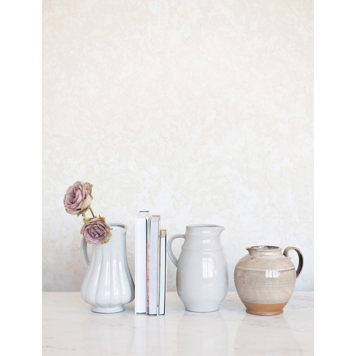 72 oz. Stoneware Pitcher, Reactive Glaze