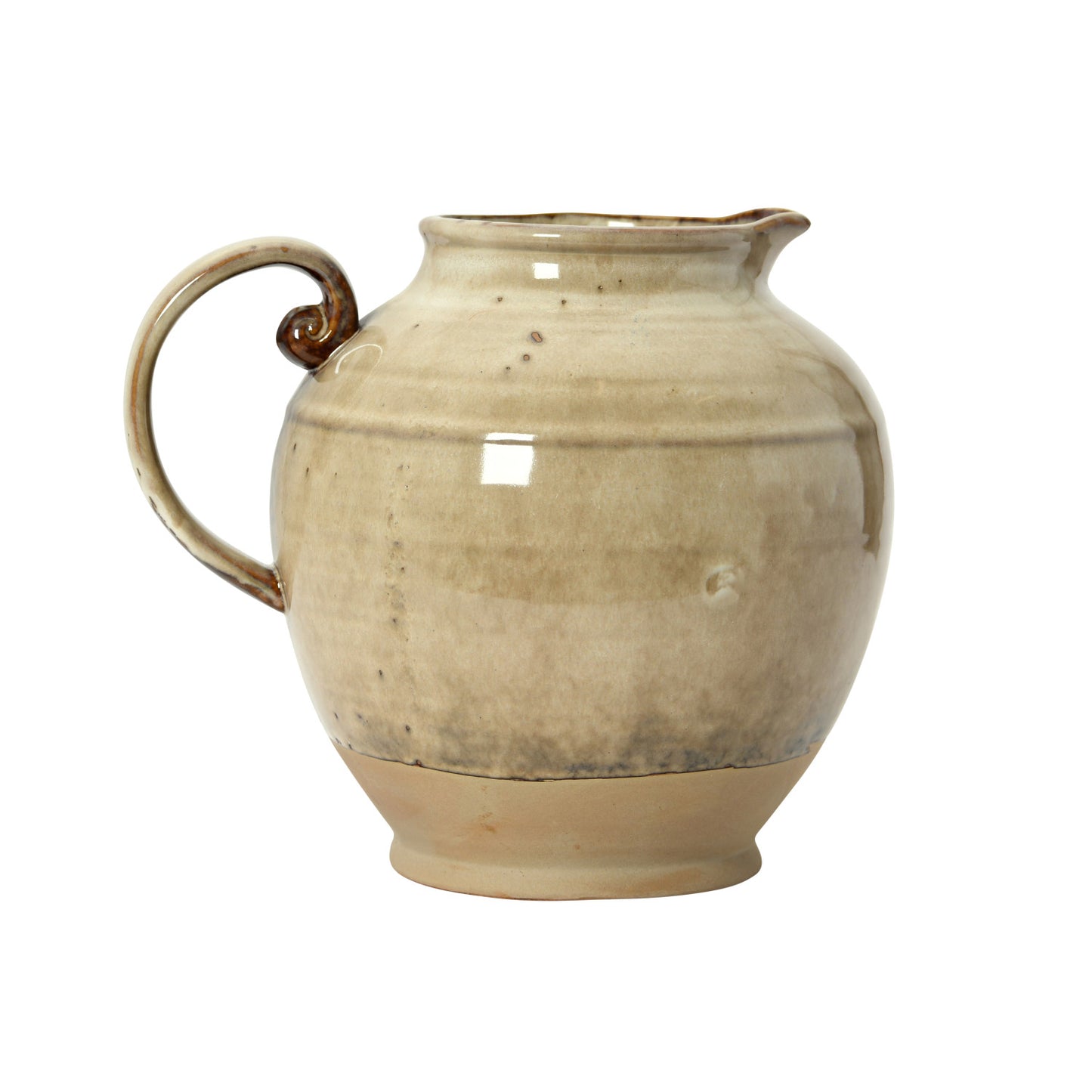 72 oz. Stoneware Pitcher, Reactive Glaze