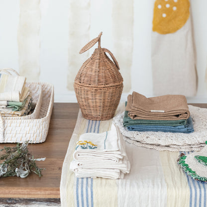 Woven Table Runner w/ Stripes