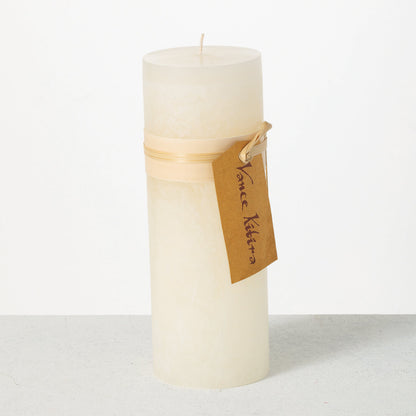 9" Timber Pillar Candle
