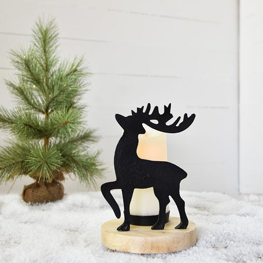 Reindeer Pillar Holder