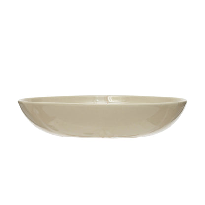 Stoneware Bowl with Poinsettia