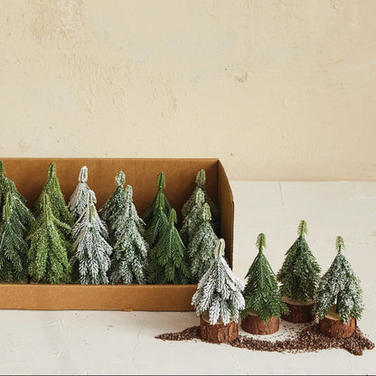 Faux Evergreen Trees