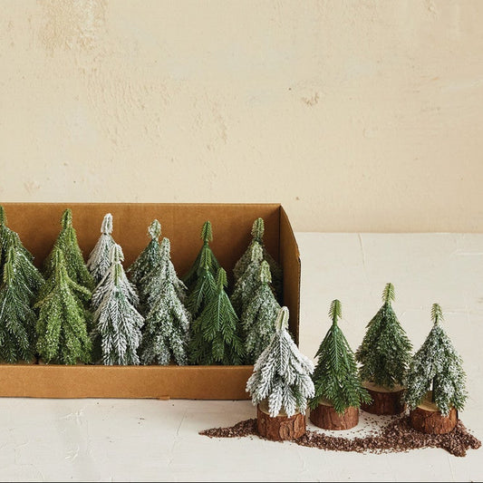 Faux Evergreen Trees