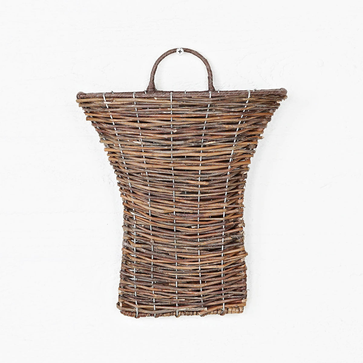 Curvy Willow Wall Basket