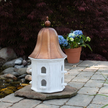 Birdhouse With Copper Tone Roof