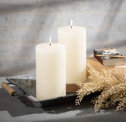6" Timber Pillar Candle