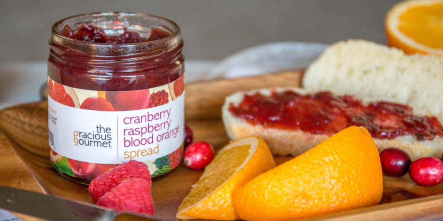 Cranberry Raspberry Blood Orange Spread