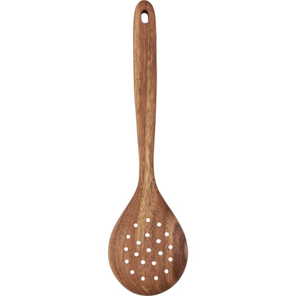 13" Wooden Strainer Spoon