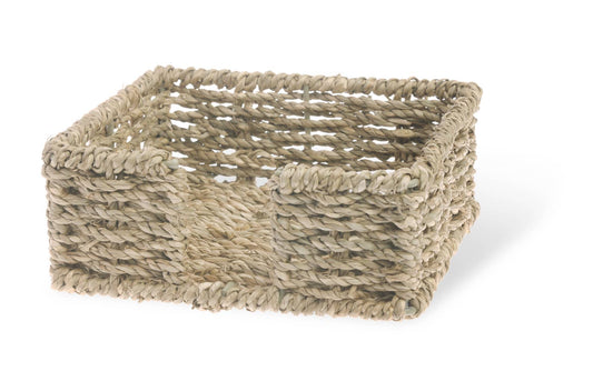 Cocktail Napkin Seagrass Caddy