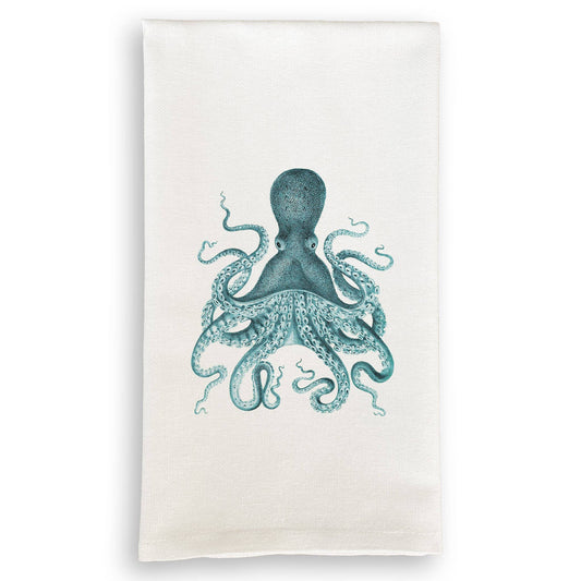 Blue Octopus Towel