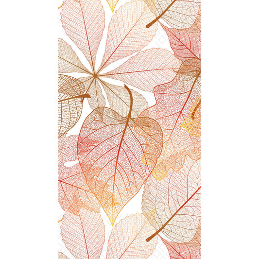 Paper Guest Towels Transparent Leaves