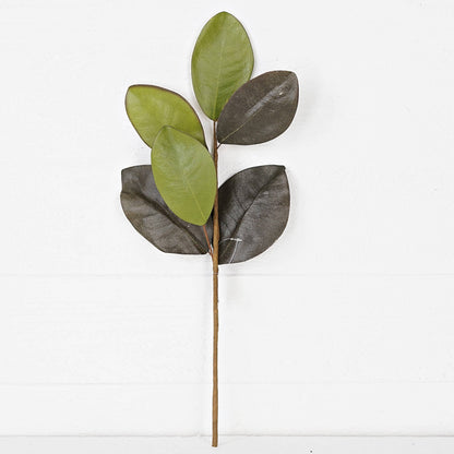 Elegant Magnolia Leaves Pick