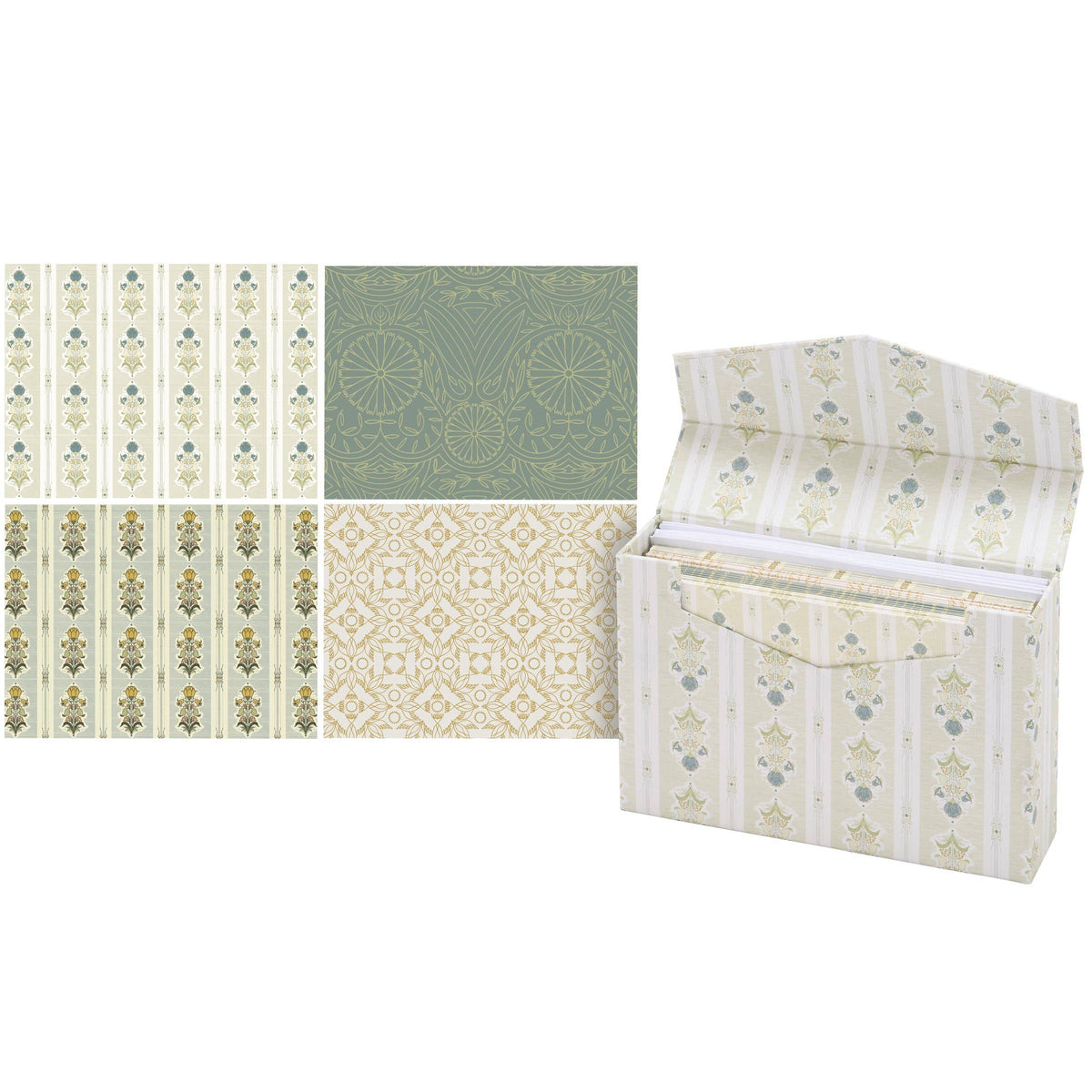 Nouveau Botanical Note Card Set