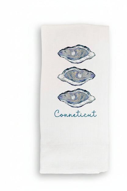 Oysters Connecticut Towel