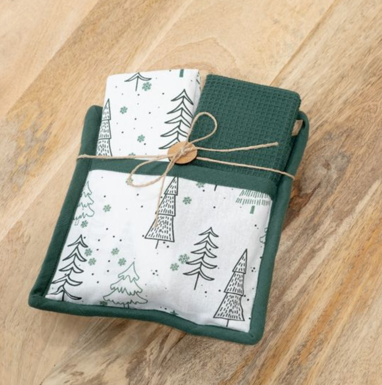 Potholder/Towel Set Doodle