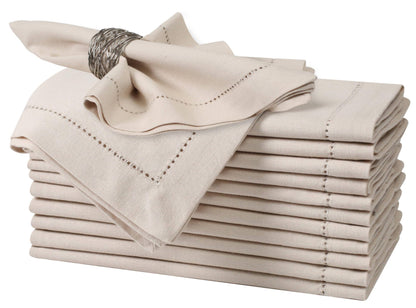 Cotton Hemstitched Cloth Napkins