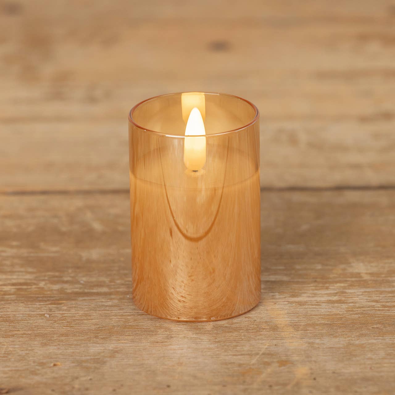 3" CHAMPAGNE 3D FLAME CANDLE