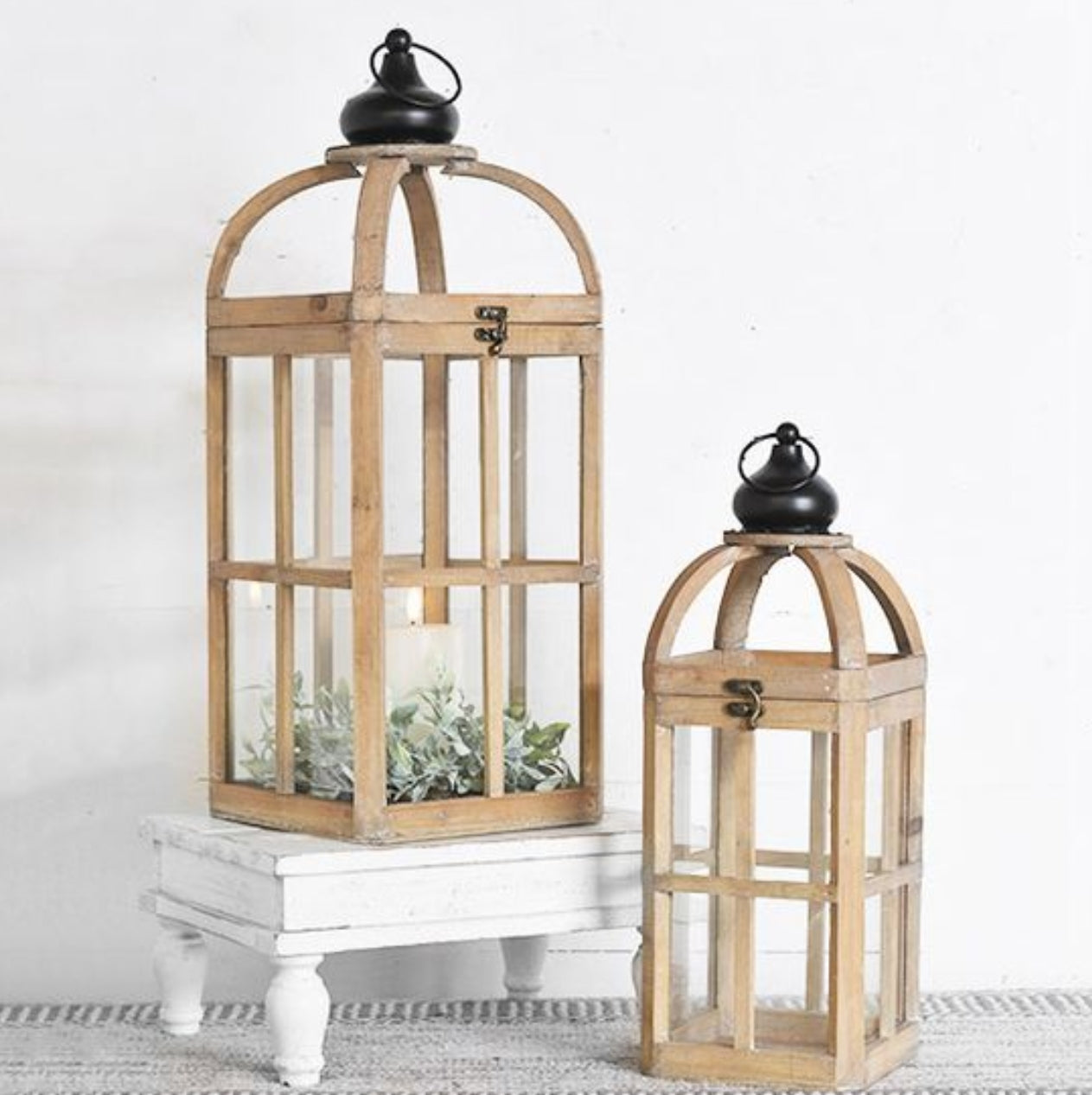 Natural Wooden Lantern
