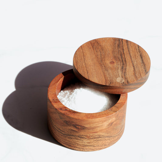 Salt Cellar - Acacia Wood