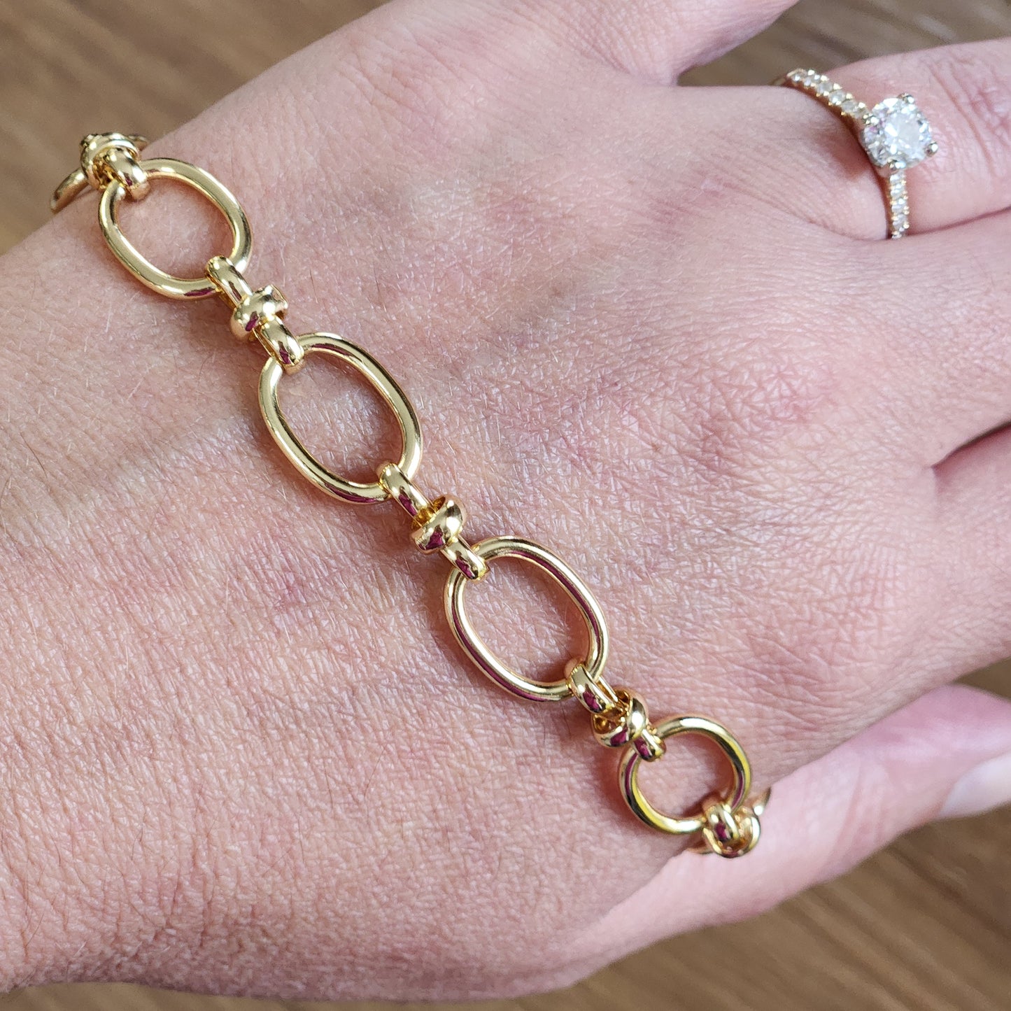 Gold-Plate Fashion Bracelets