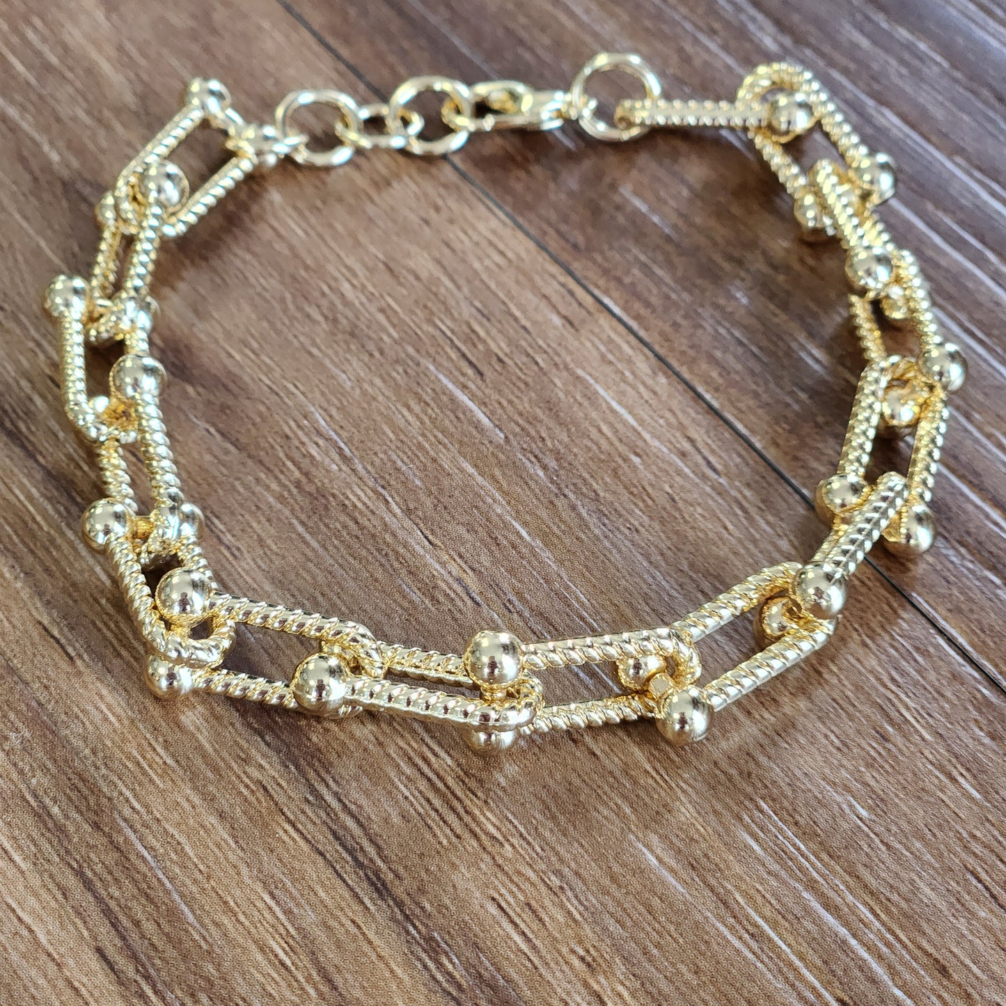 Gold-Plate Fashion Bracelets