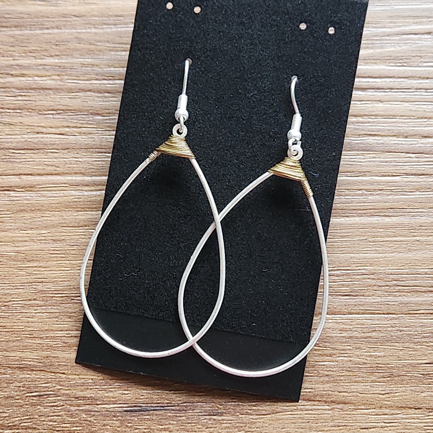 Brushed Zinc Fashion Earrings