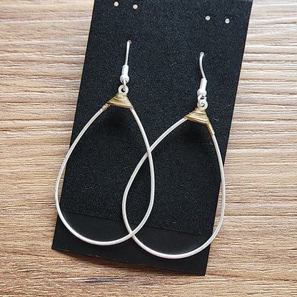 Brushed Zinc Fashion Earrings