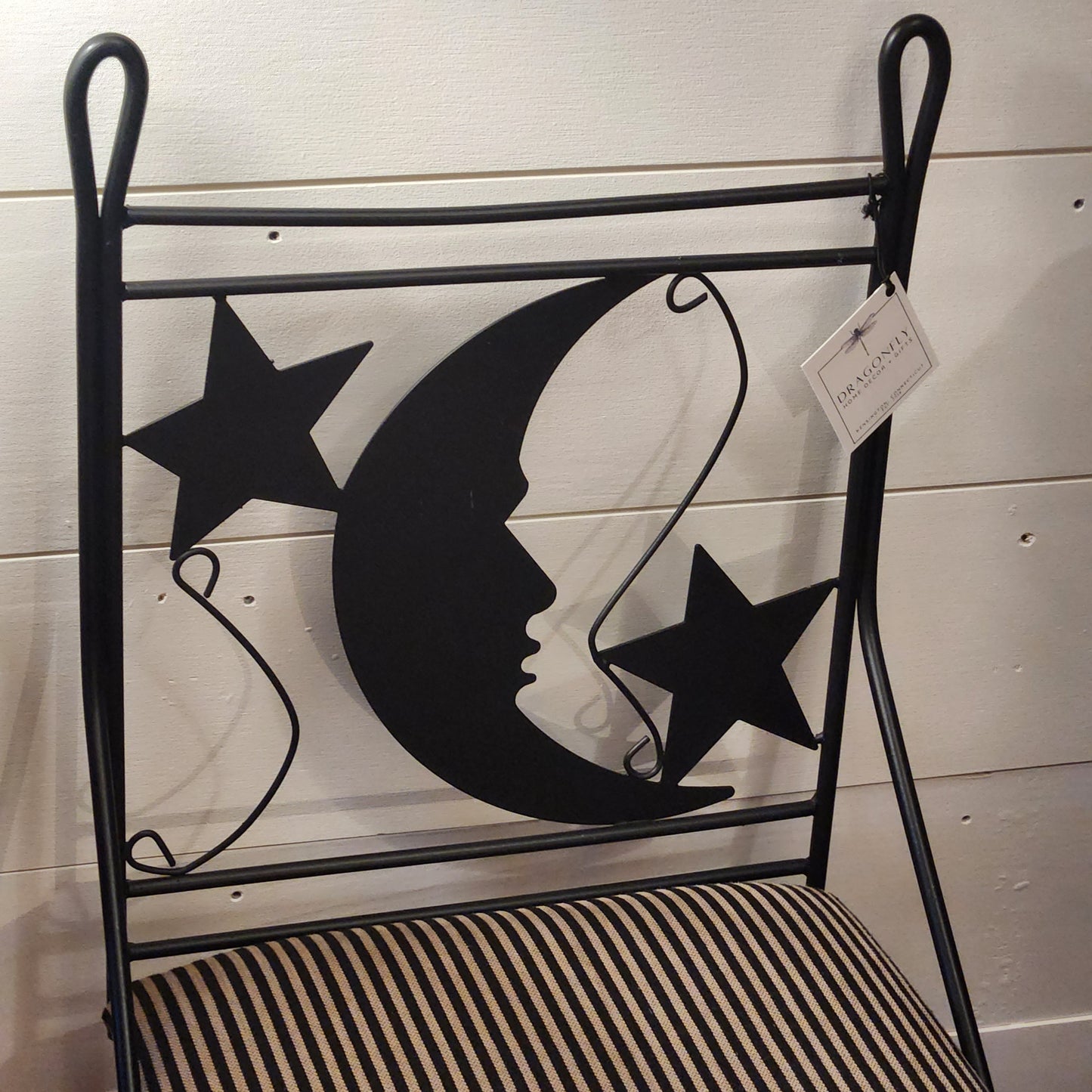 Moon and Stars Iron Chair
