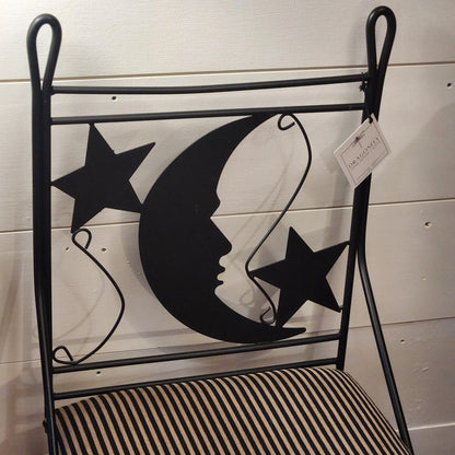 Moon and Stars Iron Chair
