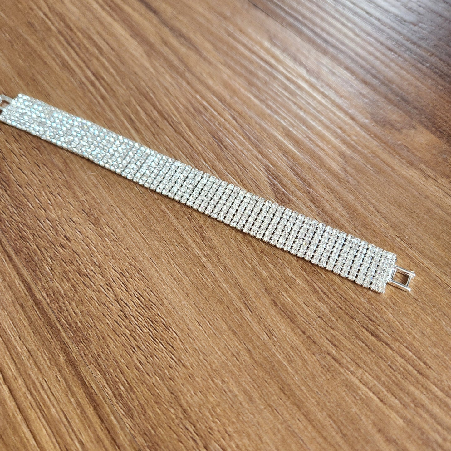Rhinestone Band Bracelet