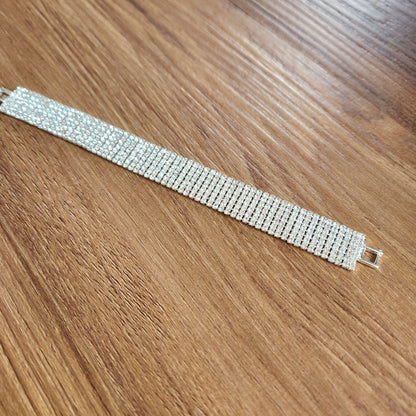 Rhinestone Band Bracelet