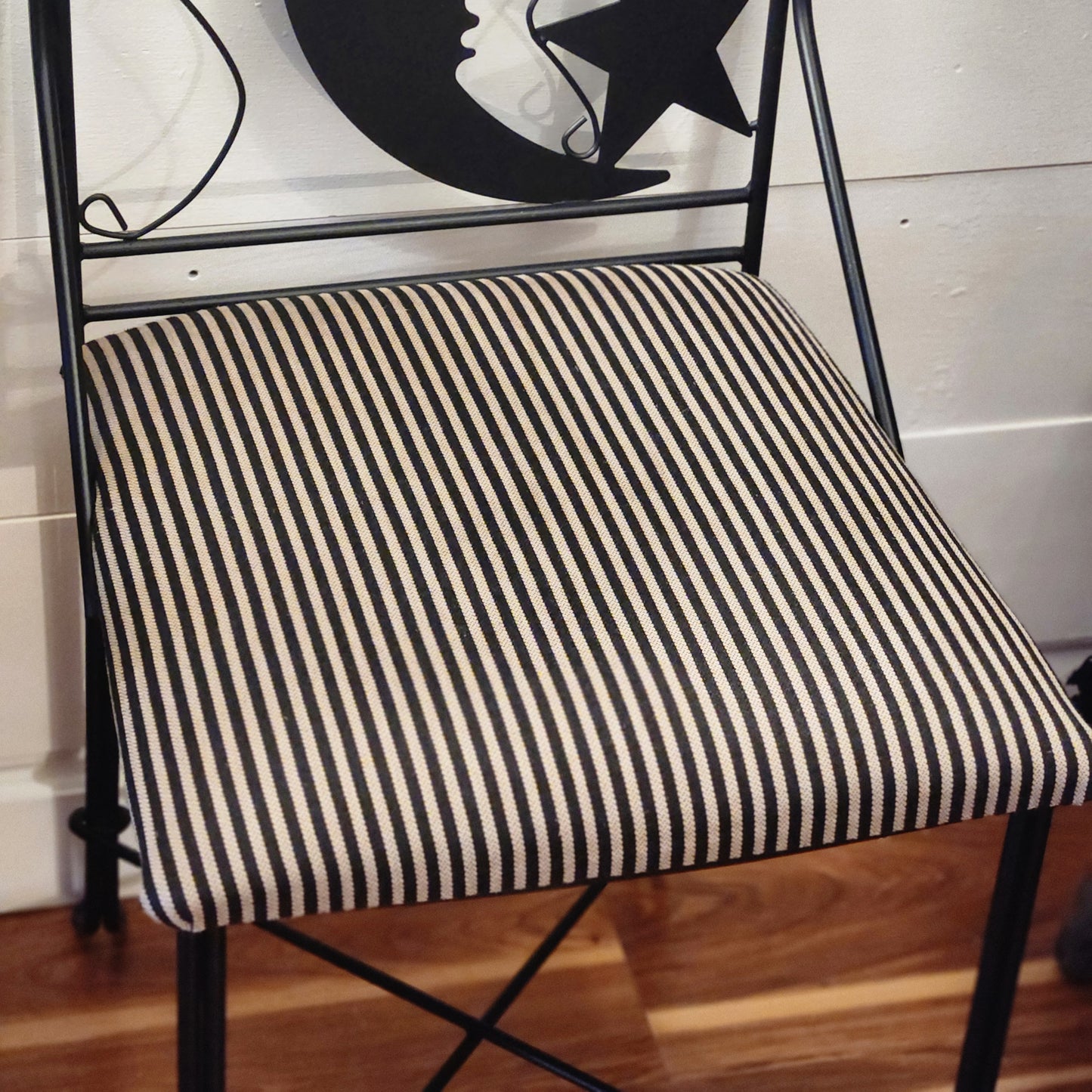 Moon and Stars Iron Chair