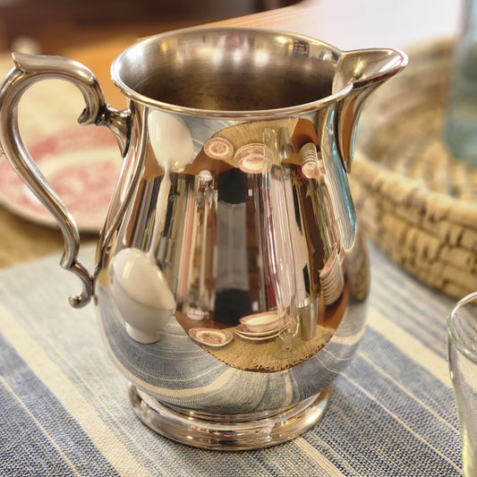 Silver-Plate Water Pitcher