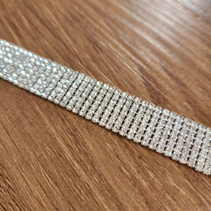 Rhinestone Band Bracelet