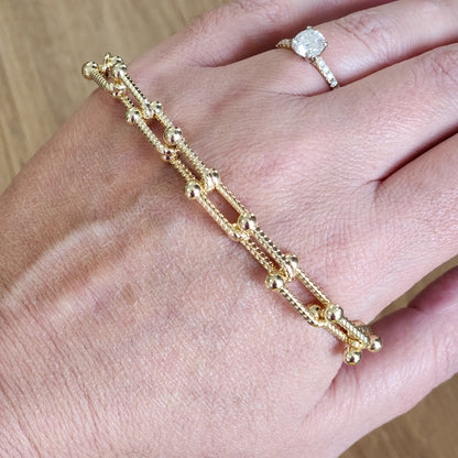Gold-Plate Fashion Bracelets