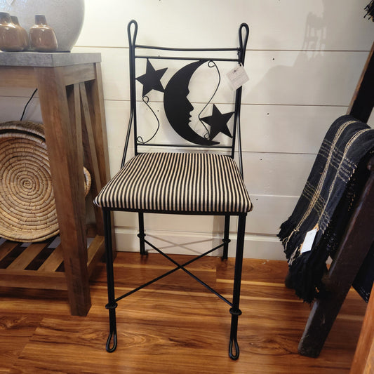 Moon and Stars Iron Chair